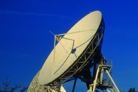 La station terrienne de télécommunications spatiales de Lessive.
