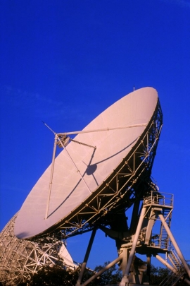 La station terrienne de télécommunications spatiales de Lessive.