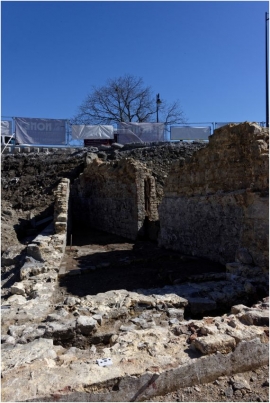 Fouilles archéologiques menées au chantier du Grognon.