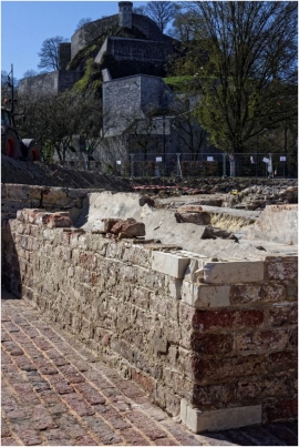 Fouilles archéologiques menées au chantier du Grognon.