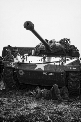 Tanks in town 2017, CommÃ©moration de la libÃ©ration de la ville de Mons en 1944. 