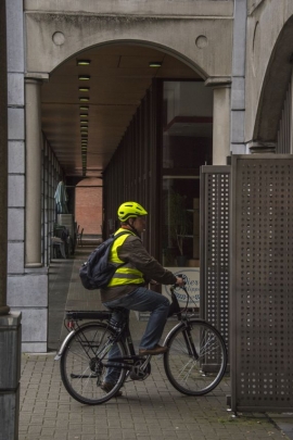 Semaine de la mobilité 2017, au travail en vélo.