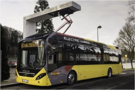 Recharge d'un bus hybride - TEC